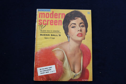 1955 NOVEMBER MODERN SCREEN MAGAZINE - ELIZABETH TAYLOR COVER - E 12763