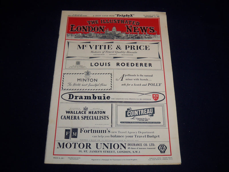 1960 SEPTEMBER 17 ILLUSTRATED LONDON NEWS MAGAZINE - PRINCE ANDREW - E 8057