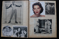 1950'S MOVIE STARS SCRAPBOOK -KIRK DOUGLAS-GINGER ROGERS-BURT LANCASTER- E 24924