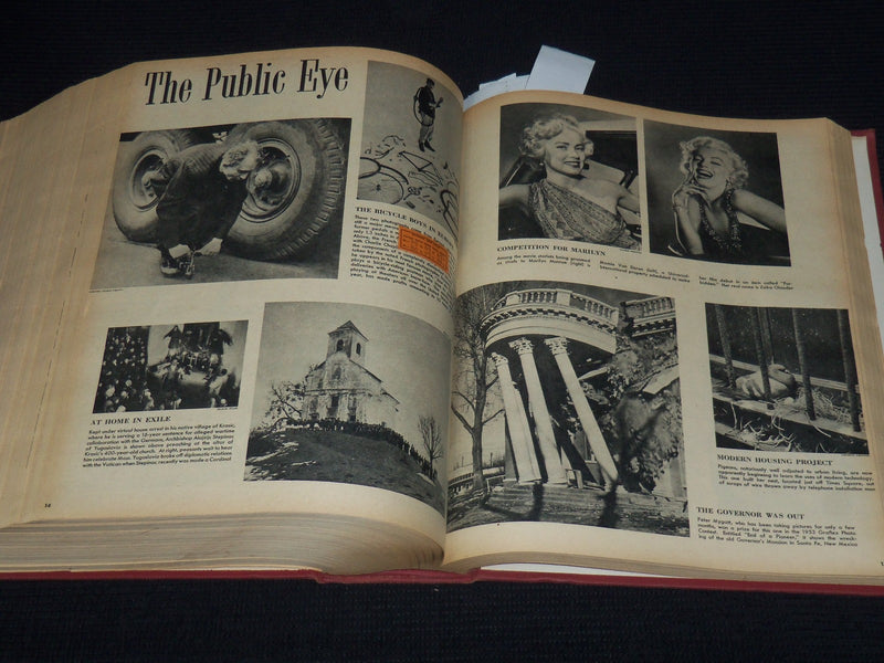 1953 JAN-JUN NEW YORK HERALD TRIBUNE THIS WEEK MAGAZINE BOUND VOLUME - KD 5862C