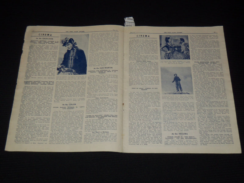 1935 MAY 21 THE NEW WEST COAST LEADER MAGAZINE - LIMA - NEW CABINET - SP 3136I