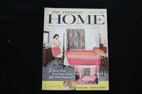 1957 OCTOBER THE AMERICAN HOME MAGAZINE - SHOP FOR SAME FABRIC COVER - E 9822