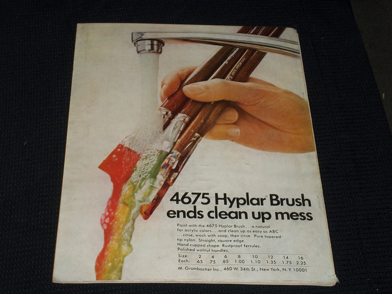 1967 NOVEMBER AMERICAN ARTIST MAGAZINE VERY NICE ART COVER & CONTENT - E 2127
