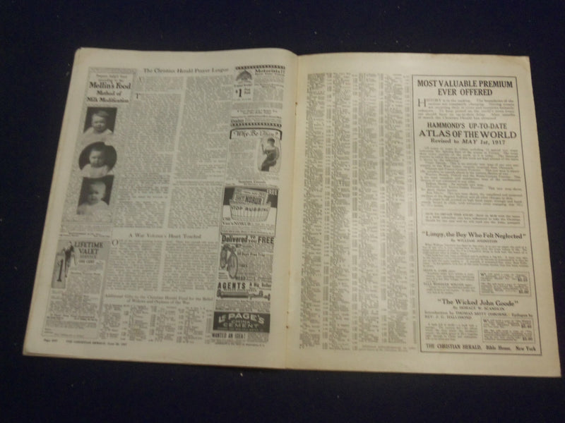 1917 JUNE 20 CHRISTIAN HERALD MAGAZINE - EMPTY BOAT CLOSE TO THE SHORE - ST 6589