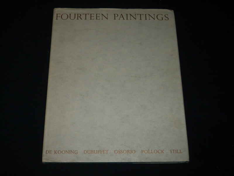 1976 FOURTEEN PAINTINGS BOOK DE KOONING PUB. BY THOMAS GIBSON - FINE ART - D 469