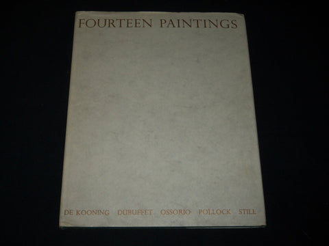 1976 FOURTEEN PAINTINGS BOOK DE KOONING PUB. BY THOMAS GIBSON - FINE ART - D 469