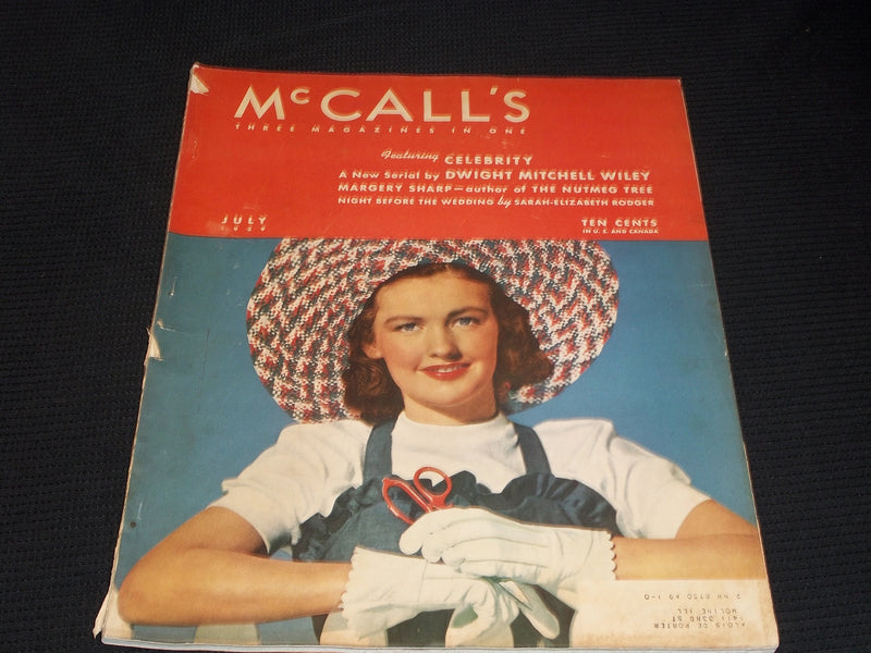 1939 JULY MCCALL'S MAGAZINE NICE COVER & FULL PAGE ADS - E 1299