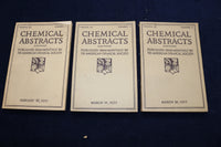 1932-1933 CHEMICAL ABSTRACTS SEMI-MONTHLY MAGAZINE - LOT OF 19 - O 3382