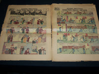 1930-1932 DAYTON DAILY NEWS COLOR COMIC PAGES LOT OF 26 -BUNGLE FAMILY - NTL 82I