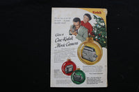 1949 NOV THE CAMERA MAGAZINE - LITTLE GIRL FEEDING STUFFED ANIMAL COVER - K 346