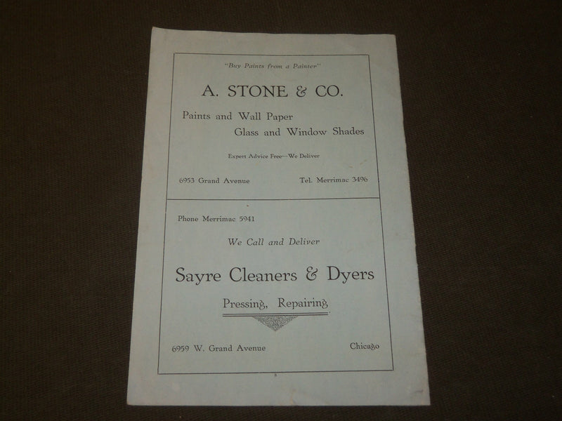 1930 THE CROSS-ROADS STORE - HARRIETT E. SAYRE SCHOOL PROGRAM - J 3574