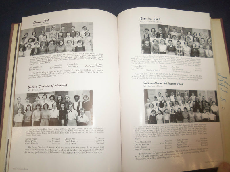 1950 THE ALKI VANCOUVER HIGH SCHOOL YEARBOOK - VANCOUVER, WASHINGTON - YB 2334