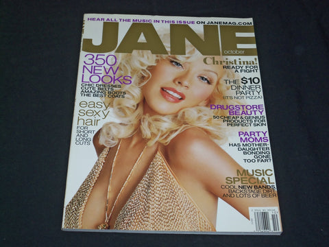 2006 OCTOBER JANE MAGAZINE - CHRISTINA AGUILERA - SP 3672