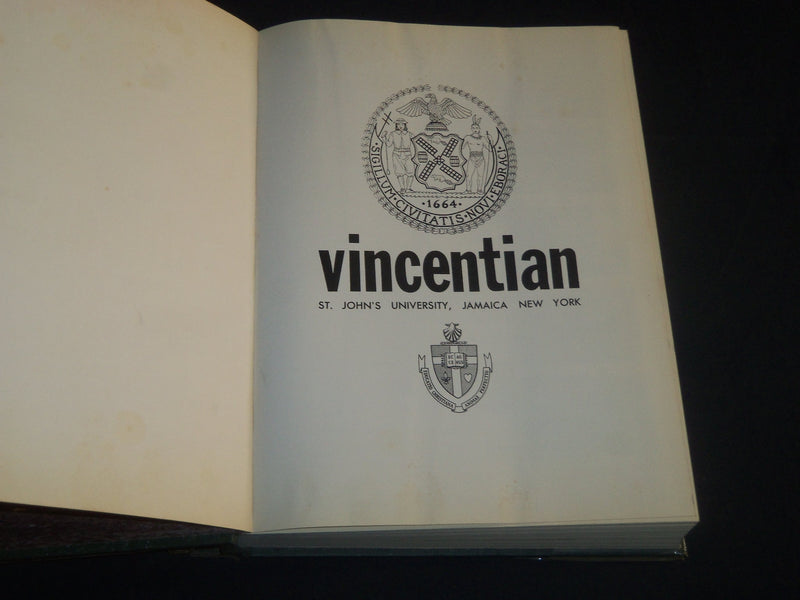 1965 VINCENTIAN ST. JOHN'S UNIVERSITY YEARBOOK - JAMAICA NEW YORK - YB 1840
