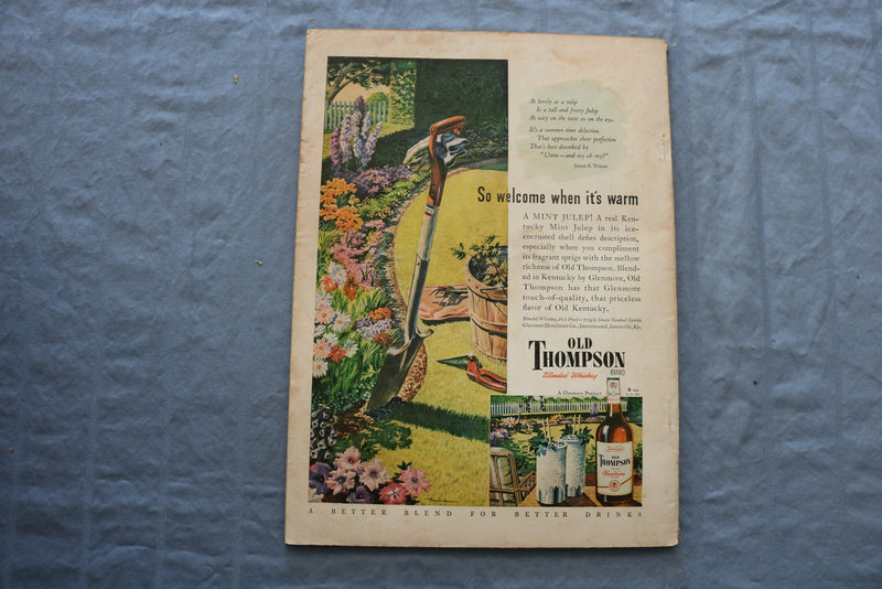 1946 JULY SPORTS AFIELD MAGAZINE - SEA-SPRAY FISHING BOAT COVER - SP 6174M