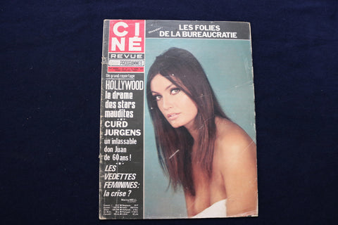 1976 APRIL 1 CINE REVUE MAGAZINE - MARISA MELL COVER - E 22080
