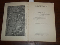 1924 LONDON GUIDE NO. 3 - LONDON'S UNDERGROUNG - FOLD-OUT MAP - K 1223
