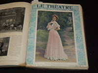 1902 JANUARY-JUNE LE THEATRE MAGAZINE BOUND VOLUME - 12 ISSUES - KD 2657C