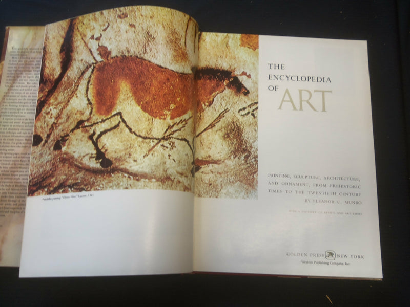 1971 THE ENCYCLOPEDIA OF ART HARDCOVER BOOK - R 732Z