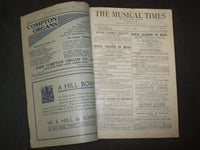 1912-1947 THE MUSICAL TIMES MAGAZINE - LOT OF 23 - O 2440M