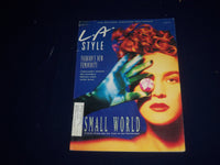 1991 FEBRUARY L.A. STYLE MAGAZINE - ALINE MOROSINI COVER - SP 3618