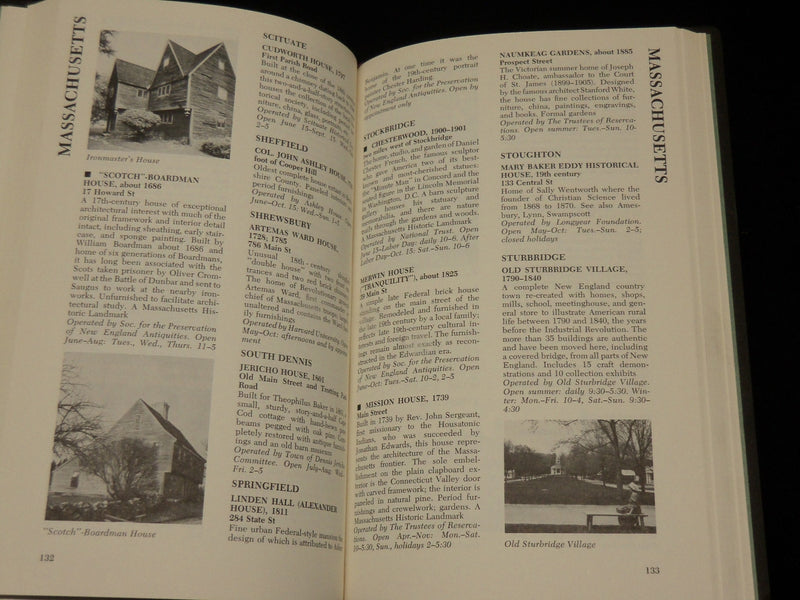 1971 AN AMERICAN HERITAGE GUIDE - HISTORIC HOUSES OF AMERICA BOOK - KD 6371