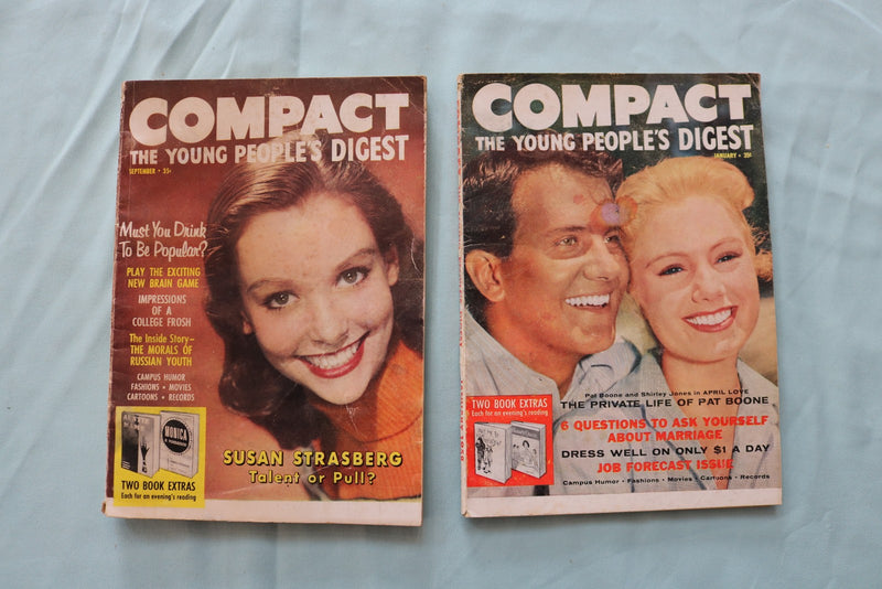 1957-1959 COMPACT DIGEST MAGAZINE - LOT OF 8 - O 3941