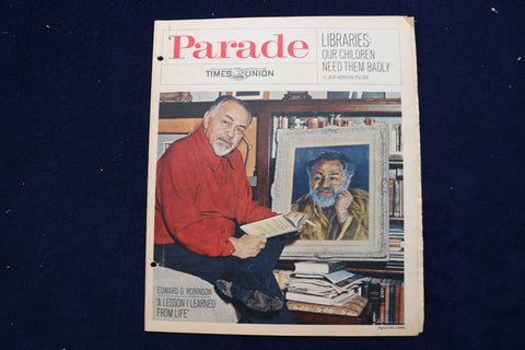 1965 APRIL 25 PARADE MAGAZINE - EDWARD G. ROBINSON COVER - E 22426