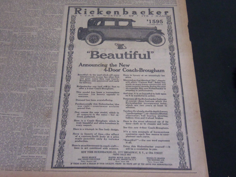 1925 JUNE 7 NY TIMES SPECIAL FEATURES SECTION - NEW SUBWAYS CHALLENGE - NT 7005