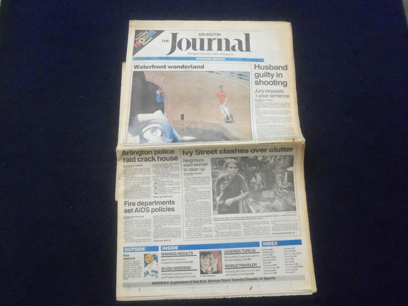 1987 JULY 17 THE ARLINGTON (VIRGINIA) JOURNAL NEWSPAPER- HUSBAND GUILTY- NP 6107