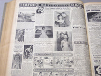 1955 JAN-FEB RIO DE JANEIRO DIARIO NEWSPAPER BOUND VOLUME - SPANISH - BV 64