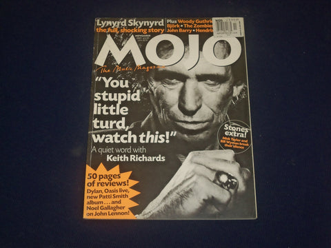 1997 NOVEMBER MOJO MAGAZINE - ENGLAND - KEITH RICHARDS - B 661