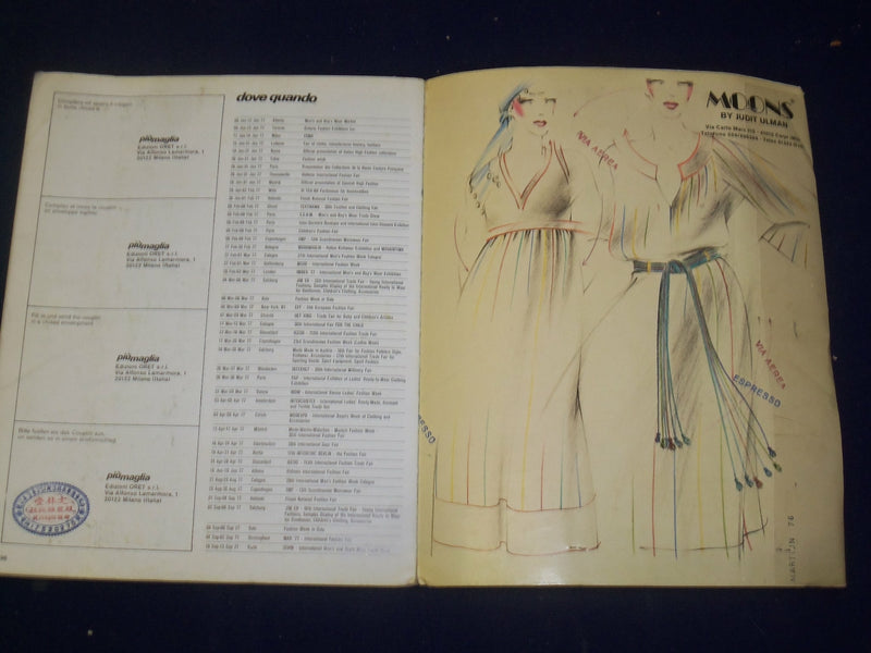 1977 JANUARY-FEBRUARY-MARCH PIU MAGLIA FASHION MAGAZINE - B 6529