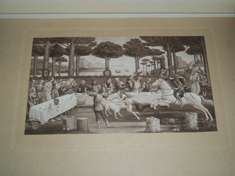 1907 SANDRO BOTTICELLI VOLUME BY EMILE GEBHART - FRENCH - NICE ENGRAVINGS - Z 20