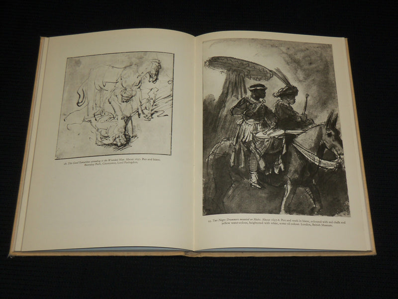 1960 REMBRANDT AS A DRAUGHTSMAN HARDCOVER BOOK BY OTTO BENESCH - R 714Y