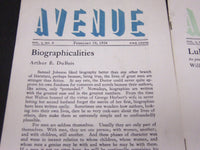 1934 AVENUE - LITERARY PERIODICAL LOT OF 6 - VOLUME 1 ISSUES - POEMS - J 5537