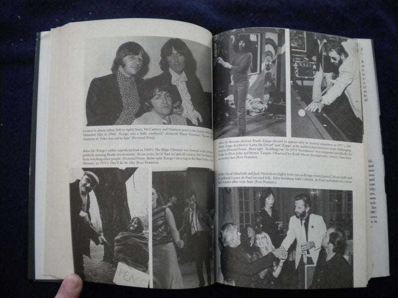 1992 RINGO STARR - STRAIGHT MAN OR JOKER? HARDCOVER BOOK -FIRST EDITION- KD 8019