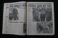 1997 SEP 8 NEW YORK POST NEWSPAPER -CHARLES WARNS: LEAVE MY KIDS ALONE - NP 8918