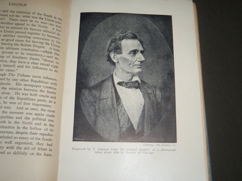 1924 LINCOLN BY NATHANIEL WRIGHT STEPHENSON HARDCOVER BOOK - KD 4438