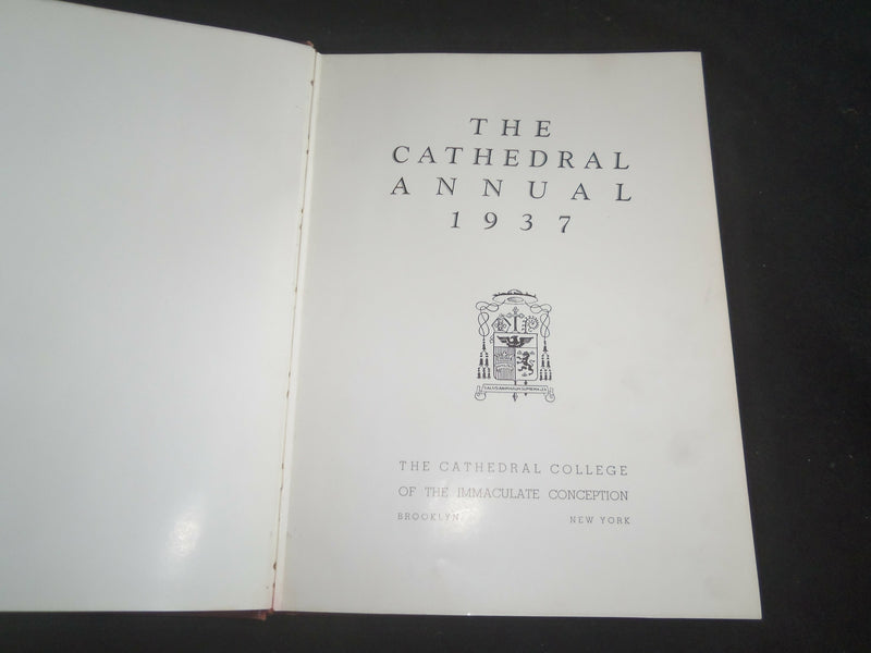 1937 CATHEDRAL COLLEGE OF IMMACULATE CONCEPTION YEARBOOK - BROOKLYN, NY- YB 2525