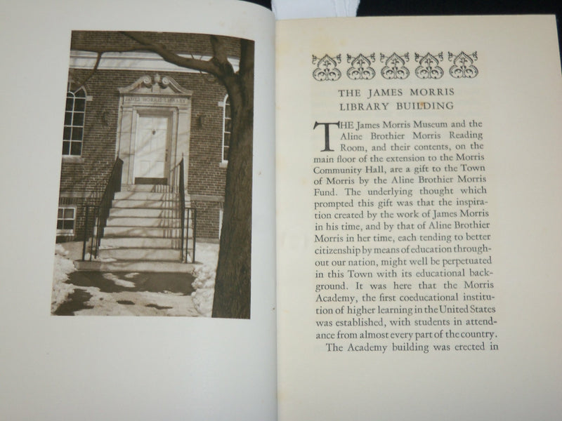 1935 HANDBOOK OF THE JAMES MORRIS MUSEUM ALINE BROTHIER READING ROOM - KD 6390