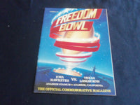1984 DECEMBER 26 FREEDOM BOWL PROGRAM - UNIV OF IOWA VS UNIV OF TEXAS - ST 4027H