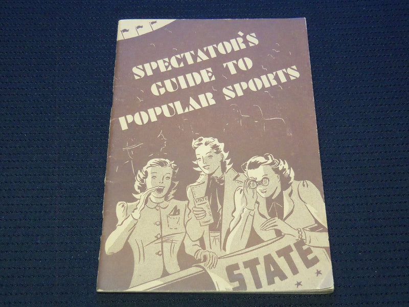 1940 SPECTATOR'S GUIDE TO POPULAR SPORTS BOOK BY FRANK G. MENKE - J 8000
