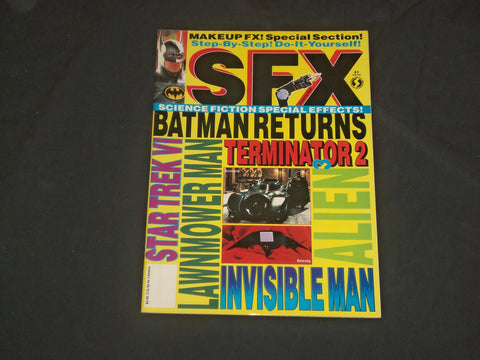 1992 STARLOG PRESENTS SFX MAGAZINE - ISSUE #3 - BATMAN RETURNS - B 4899