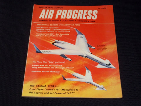 1960 WINTER AIR PROGRESS MAGAZINE - CONVAIR DESIGNS FRONT COVER - E 5321