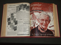 1952 SATURDAY REVIEW MAGAZINE BOUND VOLUME LOT OF 3 - COMPLETE YR - ADS - R 154
