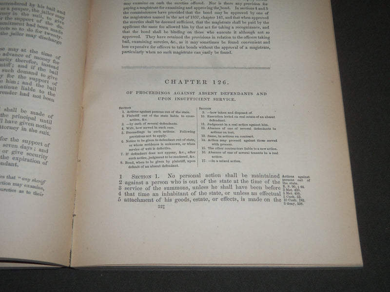 1858 REPORT OF COMMISSIONERS REVISION STATUTES NO. 4 CHAPTERS 112-157- KD 4266