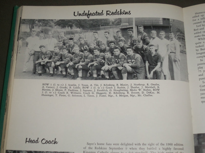 1961 SAYRENADE SAYRE AREA HIGH SCHOOL YEARBOOK - PENNSYLVANIA - YB 1299