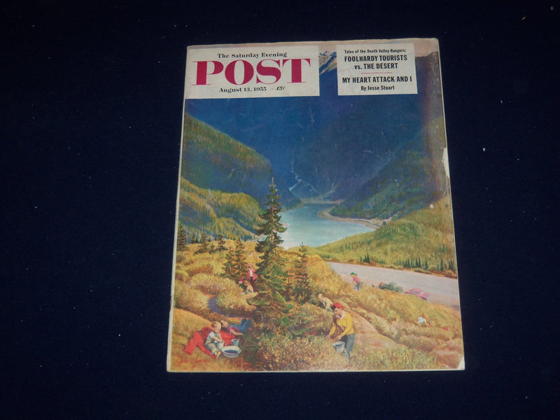 1955 AUGUST 13 THE SATURDAY EVENING POST MAGAZINE - ILLUSTRATED COVER - SP 5612