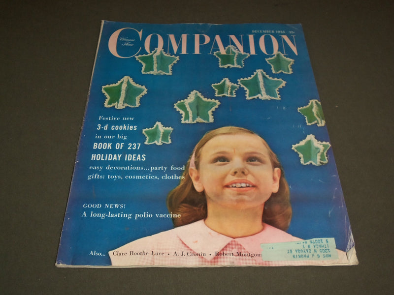 1955 DECEMBER WOMAN'S HOME COMPANION MAGAZINE- GREAT COVER AND STORIES - SP 7105